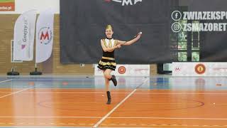 Mażoretki Gwiazdeczki Olecko  solo baton  Majorettes  Olecko [upl. by Aigneis]