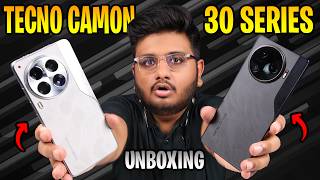 Tecno Camon 30 Pro And Premiere Unboxing [upl. by Eesdnyl]