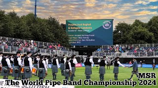 Boghall amp Bathgate Caledonia PB  Grade 1 MSR  World Pipe Band Championship 2024 [upl. by Aicelet]