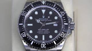 4K Review Rolex SD4000 SeaDweller 116600 Unboxing [upl. by Rento]