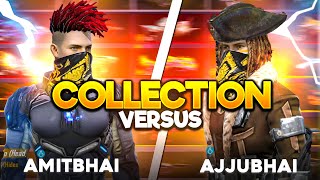 My Last Free Fire Collection Versus With AjjuBhai TotalGaming093 [upl. by Anyrtak]