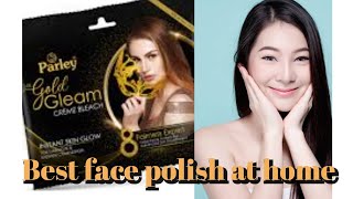 Parley Gold Bleach Cream Best Face Polish At Home Noor Ali [upl. by Euqinomad]