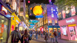 2023 London Christmas Lights Tour ✨ Carnaby amp Oxford Street 🎄 DJI Osmo Pocket 3 in 4K HDR [upl. by Lock]