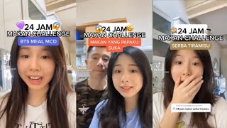 Angellica sanjaya 24 jam challenge bts meal Mcd makan makanan yang papaku suka [upl. by Schonfield]