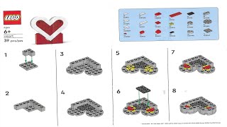 LEGO instructions  Promotional  6511213  Heart [upl. by Grizelda929]