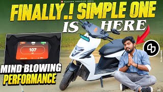 Finally SIMPLE ONE is Here🤩  SIMPLE ONE Electric Scooter Review  Electric Vehicles India [upl. by Arbmat]