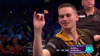 Darts 2024 European Championship Round 2  Pietreczko v Gilding Highlights [upl. by Annovoj]