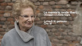 La memoria rende liberi Omaggio a Liliana Segre [upl. by Ylekalb438]