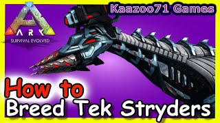 How to Breed Tek Stryders in Ark on PC 💥 [upl. by Eisor]