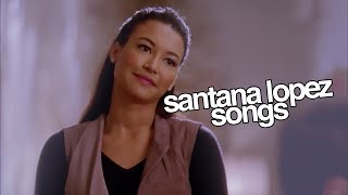 ▶︎ GLEE  Santana Lopez Songs S3S4 [upl. by Toll]