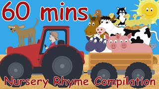 Old MacDonald Had A Farm And lots more Nursery Rhymes 60 minutes [upl. by Adner]