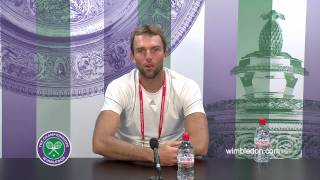 Ivo Karlovic Third Round Press Conference [upl. by Magdalena538]