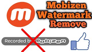 One ClickHow to Remove Mobizen Watermark Logo Recorded by Mobizen [upl. by Maffa]