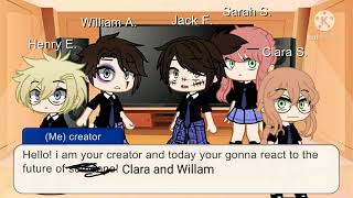 Past William and his Classmates react •Lønely Millie• •Gacha Club• [upl. by Niltyak]