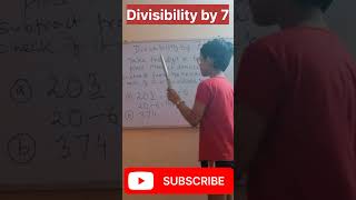 Divisibility by 7  Divisibility of 7  Divisibility rule by 7 Divisibility rule of 7 [upl. by Neeuq]