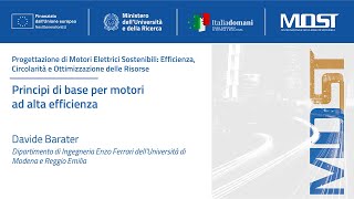 Principi di base per motori ad alta efficienza Davide Barater [upl. by Hada173]