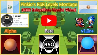 RSR Pinkios Custom Levels MontageCompilation  4K Subscribers Special  Rolling Sky Remake [upl. by Fawcette422]