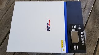 GK 3kva 3000W 24V 230vac SOLAR INVERTER  80A MPPT SOLAR CHARGER HIGH PV 500V PART2 [upl. by Kata]