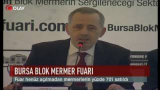 Bursa Blok Mermer Fuarı 01 11 2016 [upl. by Akcinahs982]