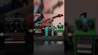 Digitech DF 7 vs Ibanez TS9 DigiTechFX IbanezOfficial tubescreamer overdrivepedal guitarpedals [upl. by Naesyar]