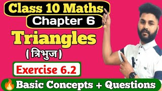 Triangles  त्रिभुज   Exercise 62 Q7 amp Q10  Chapter 6  Board Exam 2025 [upl. by Moguel]