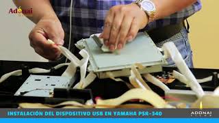 Cambio de disquetera a USB en Yamaha PSR340 [upl. by Zebulen]