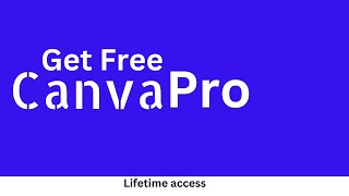 Canva pro free [upl. by Bray846]