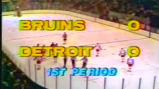 Boston Bruins vs Detroit Red Wings February 20th 1982 [upl. by Aihcats]