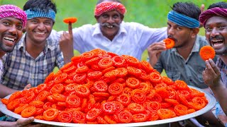 JANGRI  JALEBI Recipe Cooking in Village  Indian Famous Dessert Recipe  Imarti Sweet Recipe [upl. by Uda746]