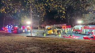 School Bus Crash In Philadelphia Suburbs [upl. by Atinet]