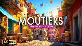 Moûtiers France  Walking Tour 4k HDR 4K60fps [upl. by Ahsykal606]