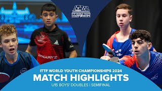 OtalvaroFaso vs VitelCavaille  U15 BDSF  ITTF World Youth Championships 2024 [upl. by Xever]