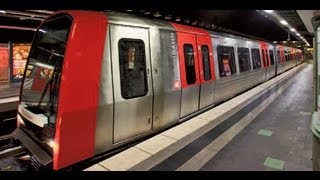 Hamburg  U Bahn U4 Hafencity  Überseequartier HD1080p [upl. by Mori]