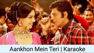 Aankhon Mein Teri  Karaoke 🎤  Ash Acoustic  KK [upl. by Llerrat]