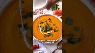 Easy Carrot Ginger Soup onepot meal [upl. by Ydaj505]