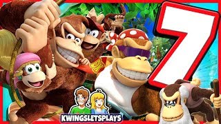 Donkey Kong Country Tropical Freeze Part 7 Funky Current Capers Nintendo Switch Walkthrough [upl. by Mcwilliams]