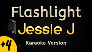 Flashlight  Jessie J Karaoke Songs With Lyrics  Higher Key [upl. by Yelsa]