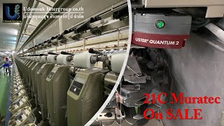 Winders Murata 21C Round Magazine type uster quantum 2 for sale  Used textile machinery by Udomsuk [upl. by Ellenoj]