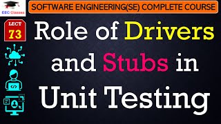 L73 Role of Drivers and Stubs in Unit Testing  Software Engineering Lectures in Hindi and English [upl. by Letnuahs]