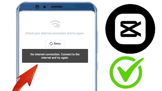 Capcut no internet connection problem fix  How to solve capcut no internet problem  Capcut issue [upl. by Pulling]