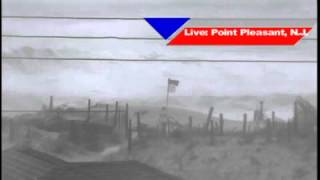 Hurricane Sandy  Point Pleasant NJ [upl. by Corabelle854]