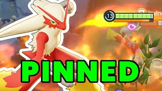 Blaze Kick Blaziken Is Kinda Fun  Pokémon Unite Gameplay [upl. by Lipsey]