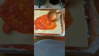 A Timelapse of a 74 LAYER lasagna 🔥🔥 pov soulfood pasta layers cookingshorts shortsfeed [upl. by Vanderhoek]