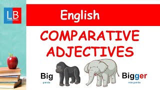 COMPARATIVE ADJECTIVES Inglés para niños ✔👩‍🏫 PRIMARIA [upl. by Feucht]