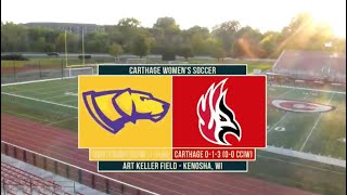 Carthage Womens Soccer vs UW Stevens Point 2022914 [upl. by Deyas565]