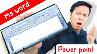 how to use microsoft word in android mobile phone ll how to use ms word in Android mobile phone ll [upl. by Ellerol964]