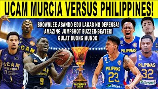 GILAS PILIPINAS vs UCAM MURCIA  Abando Edu Brownlee Unstoppable Defense and Offense Simulation [upl. by Sordnaxela163]