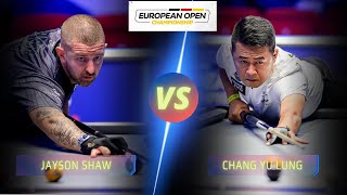 JAYSON SHAW VS CHANG YU LUNG  2024 EUROPEAN OPEN billiards nineball 9ballpool highlights [upl. by Naples]