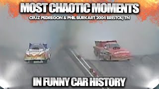 Most Chaotic Moments In Funny Car History Burkart and Pedregon PEDALFEST Drag Racing  Motorsports [upl. by Maddeu255]