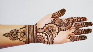 Navratri special Stylish Mehndi designs Simple Mehandi design Easy Mehndi designMehandi ka design [upl. by Hillel936]